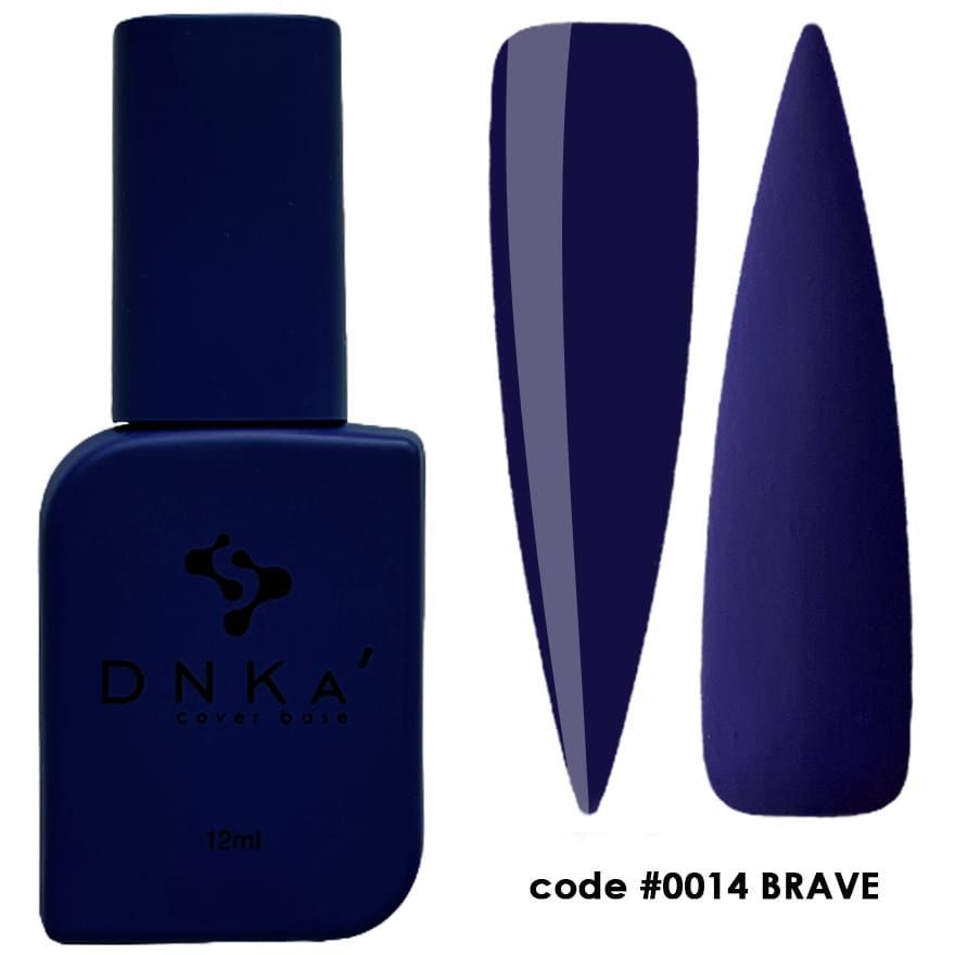 RUBBER BASE FRENCH NEW FORMULA "DNKa" (cover), 12 ml #0014 Brave — Професійний догляд для чоловіків, 12 ml