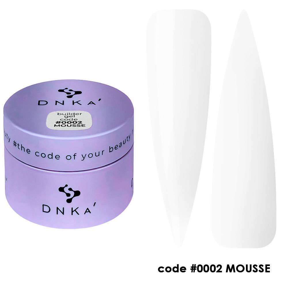 BUILDER GEL MOUSSE "DNKa", 30 ml #0002 — Професійний догляд для чоловіків, 30 ml
