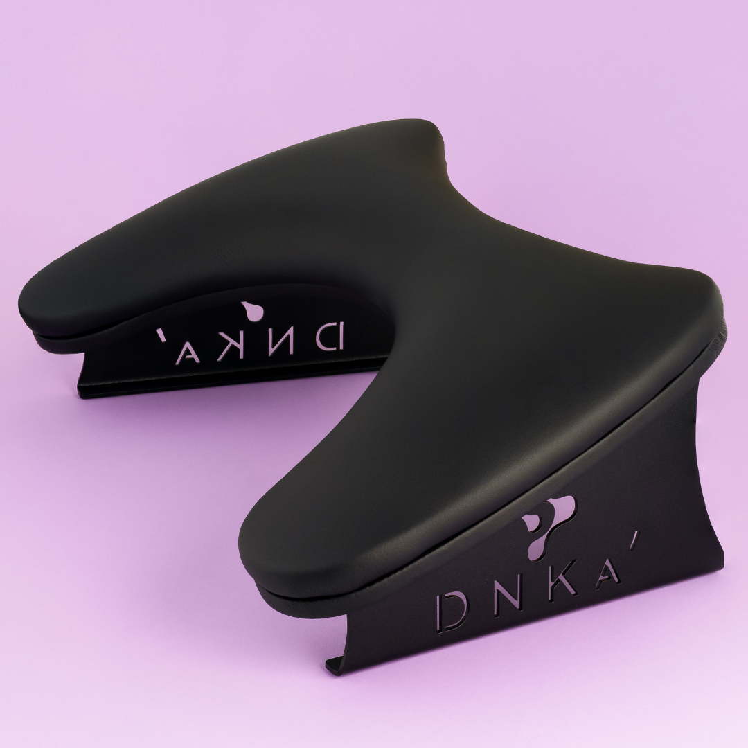 ANATOMICAL ARMREST FOR MANICURE "DNKa", BLACK