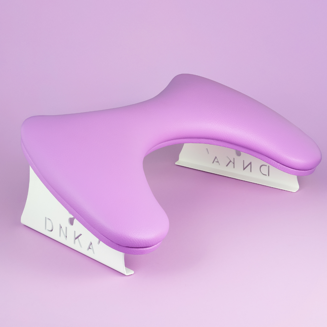 ANATOMICAL ARMREST FOR MANICURE ", PURPLE