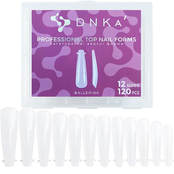 DNKa' Top Nail Forms Ballerina,120pcs