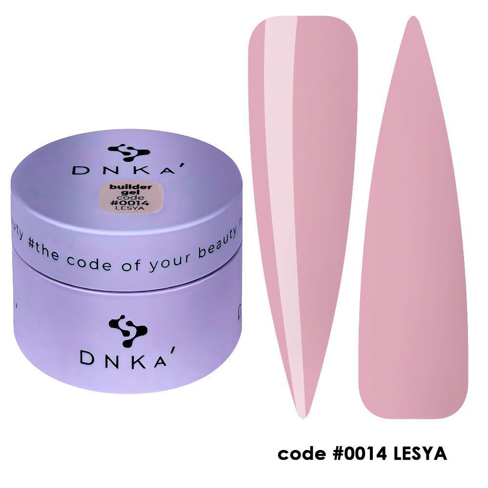 BUILDER GEL NEW FORMULA "DNKa", 30 ml #0014 Lesya — Професійний догляд для чоловіків, 30 ml