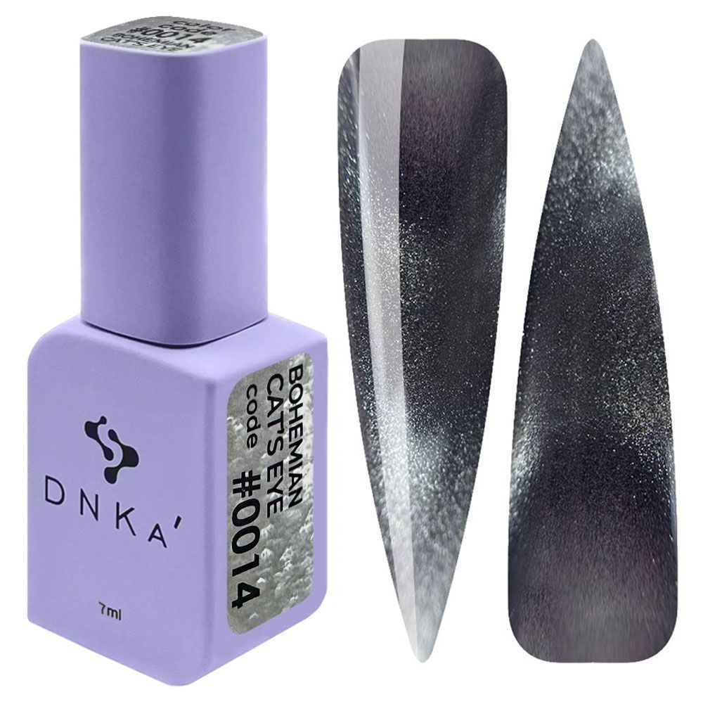 COLOR GEL POLISH CAT`S EYE "DNKa", 12 ml #0014 BOHEMIAN
