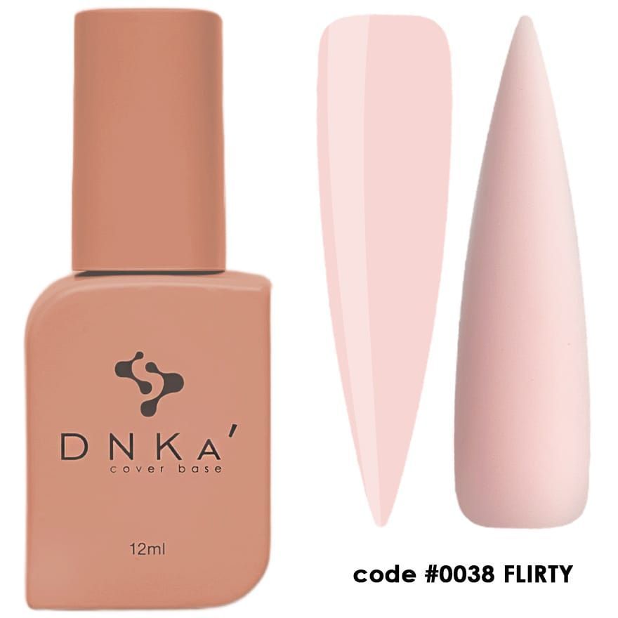 RUBBER BASE FRENCH NEW FORMULA "DNKa" (cover), 12 ml #0038 Flirty — Професійний догляд для чоловіків, 12 ml