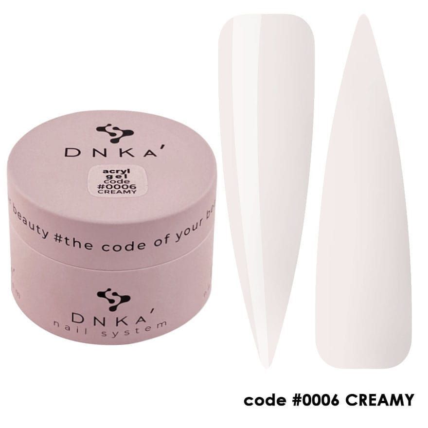 ACRYL GEL "DNKa", 30 ml #0006 Creamy
