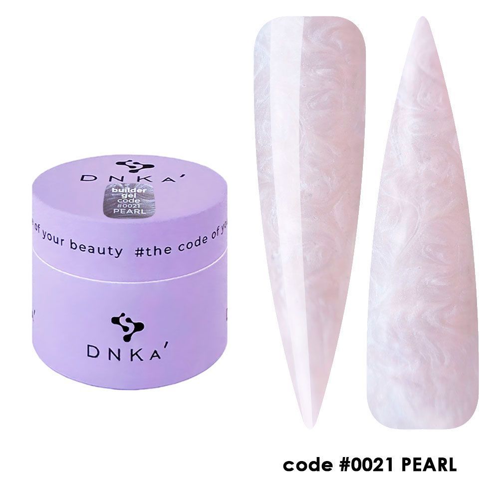 BUILDER GEL NEW FORMULA "DNKa", 30 ml #0021 Pearl — Професійний догляд для чоловіків, 30 ml