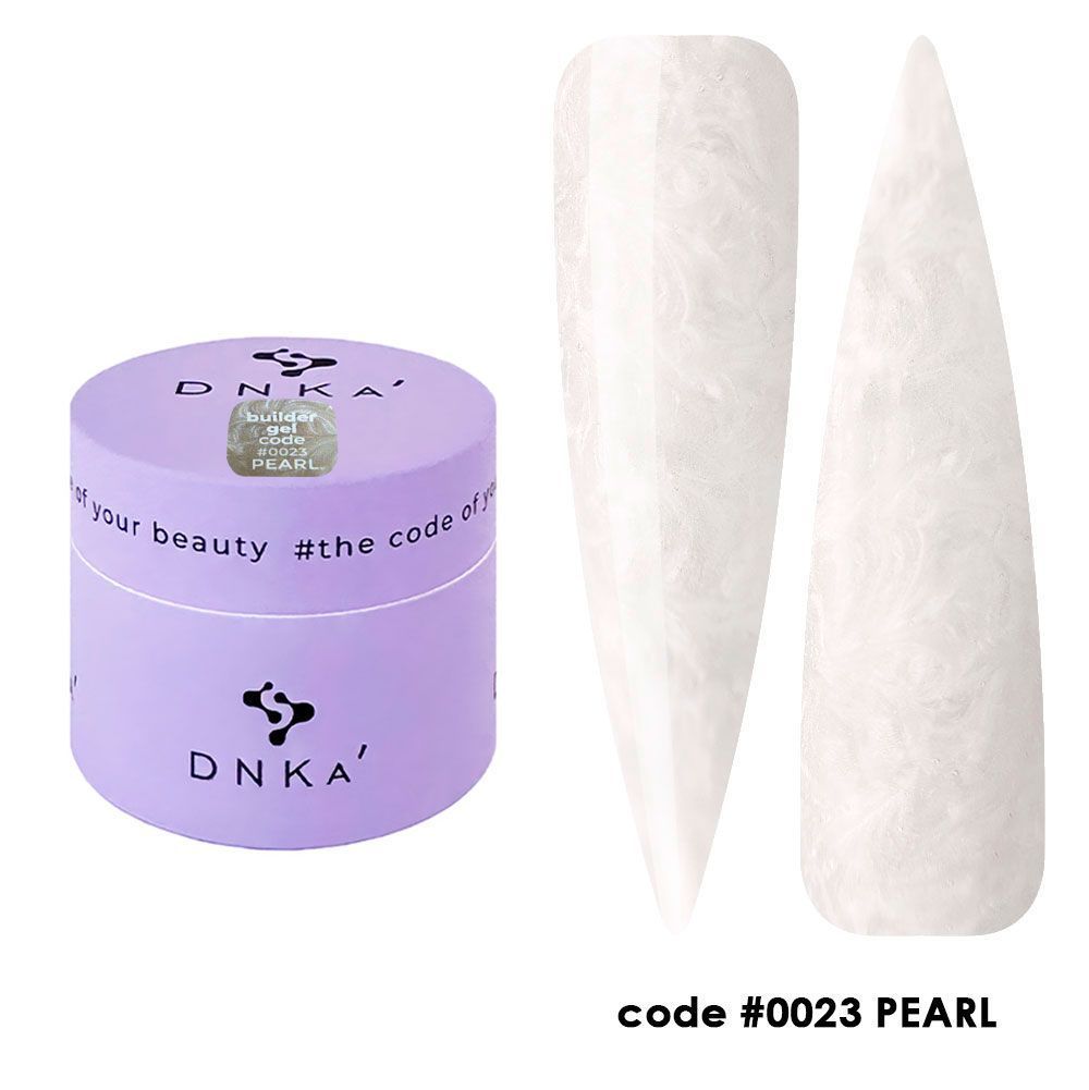 BUILDER GEL NEW FORMULA "DNKa", 30 ml #0023 Pearl — Професійний догляд для чоловіків, 30 ml