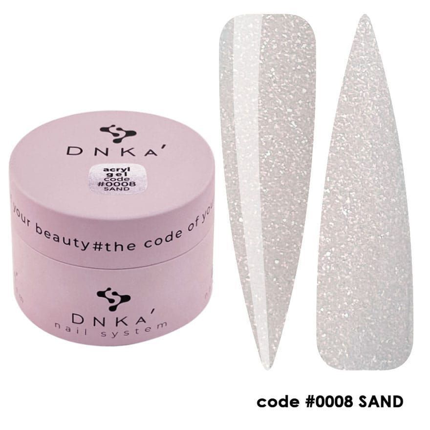 ACRYL GEL "DNKa", 30 ml #0008 Sand