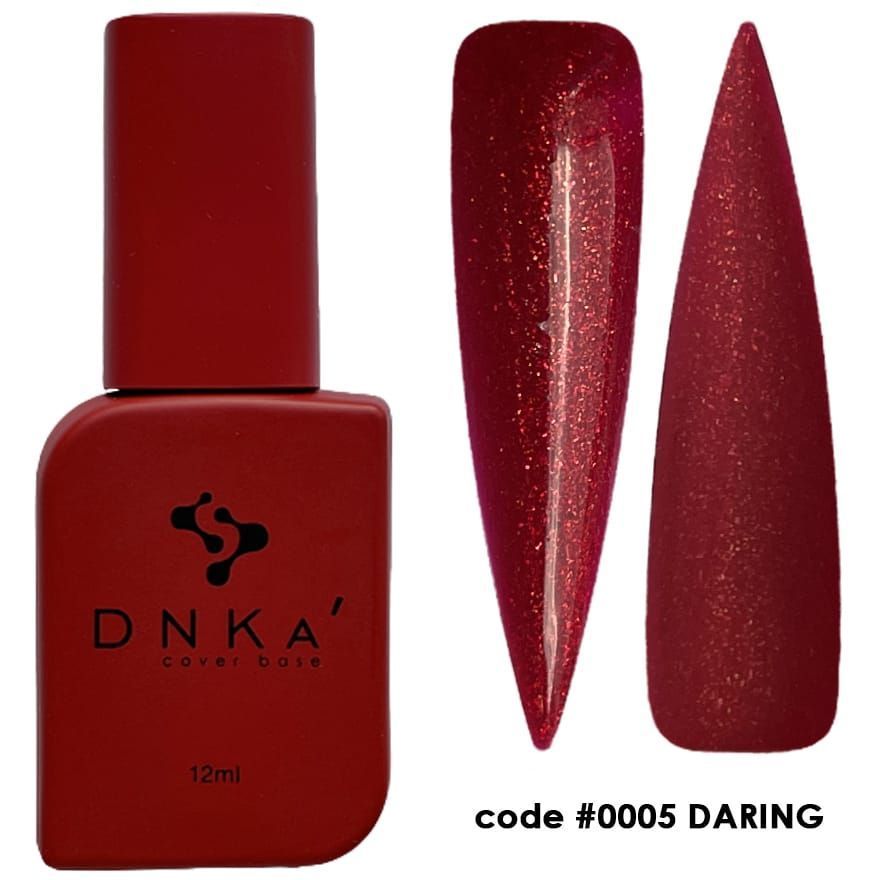 RUBBER BASE FRENCH NEW FORMULA "DNKa" (cover), 12 ml #0005 Daring — Професійний догляд для чоловіків, 12 ml
