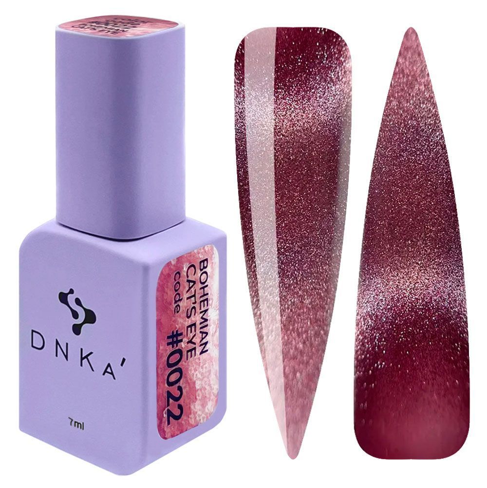 COLOR GEL POLISH CAT`S EYE "DNKa", 12 ml #0022 BOHEMIAN