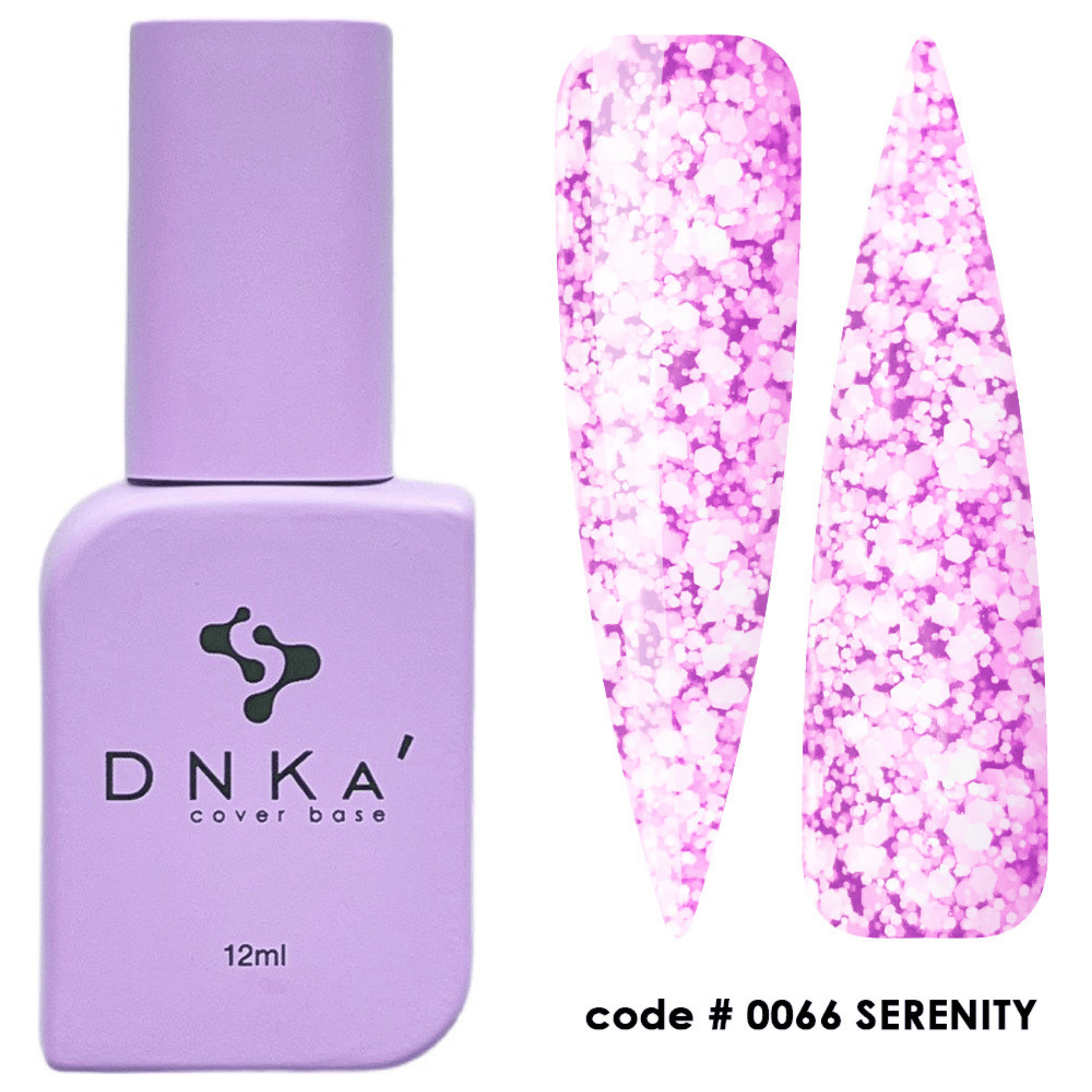 RUBBER BASE FRENCH NEW FORMULA "DNKa" (cover), 12 ml #0066 Serenity — Професійний догляд для чоловіків, 12 ml