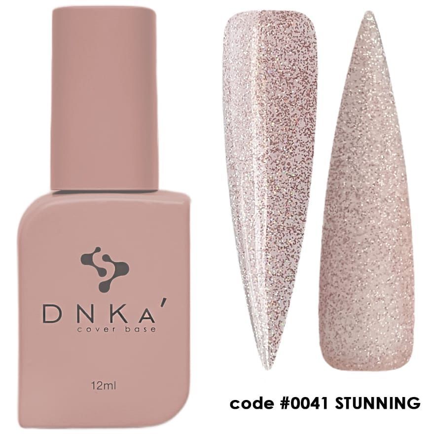 RUBBER BASE FRENCH NEW FORMULA "DNKa" (cover), 12 ml #0041 Stunning — Професійний догляд для чоловіків, 12 ml