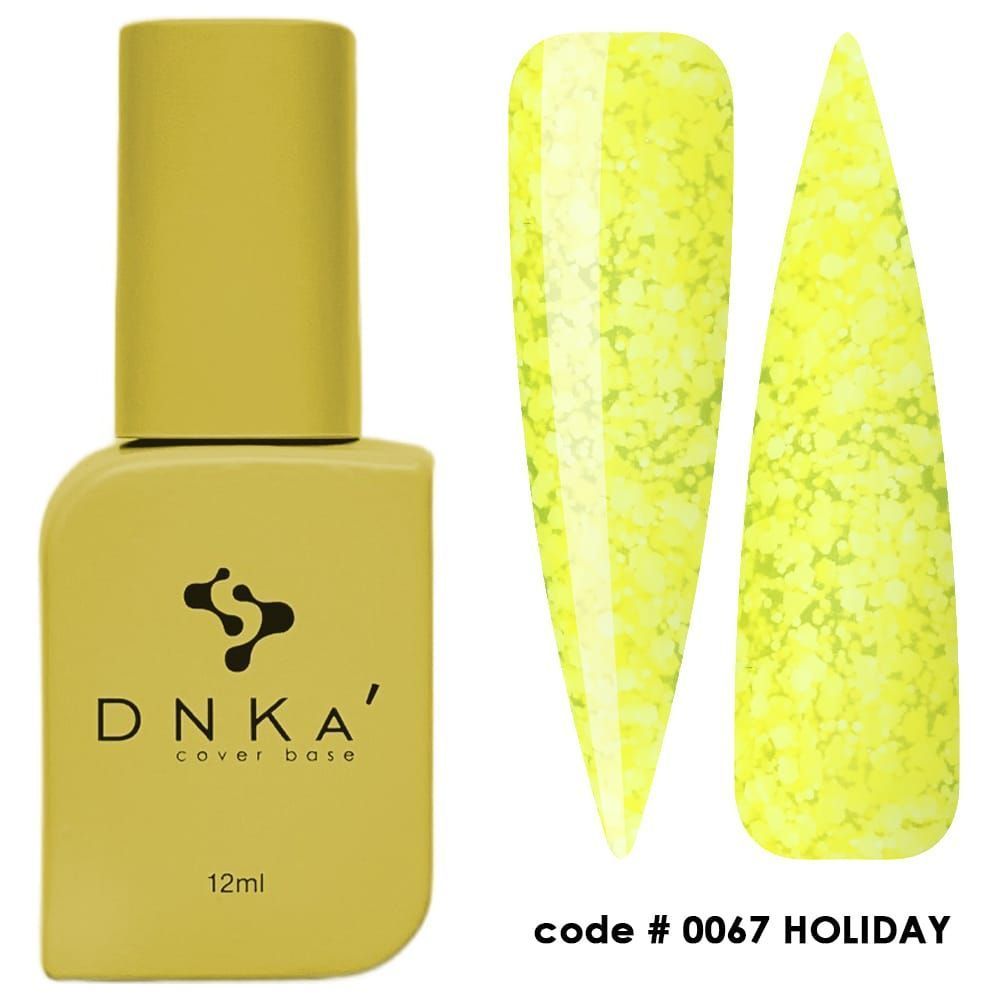 RUBBER BASE FRENCH NEW FORMULA "DNKa" (cover), 12 ml #0067 Holiday — Професійний догляд для чоловіків, 12 ml