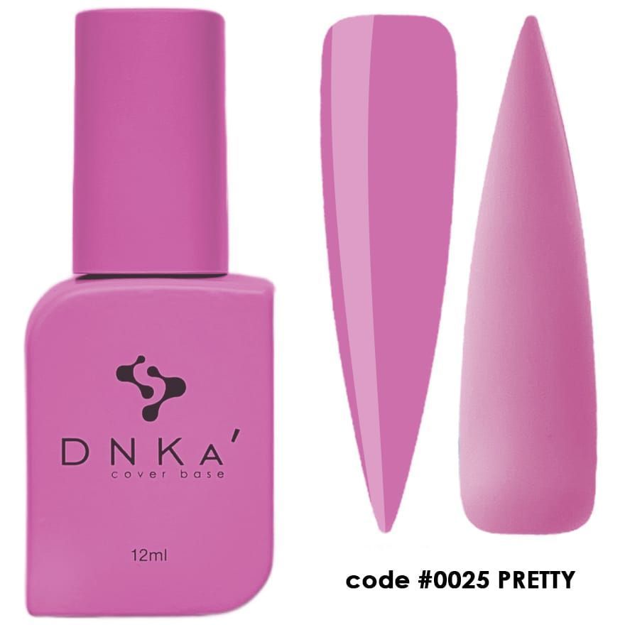 RUBBER BASE FRENCH NEW FORMULA "DNKa" (cover), 12 ml #0025 Pretty — Професійний догляд для чоловіків, 12 ml