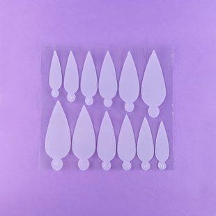 DNKa' Professional nail molds, 36pcs #0001