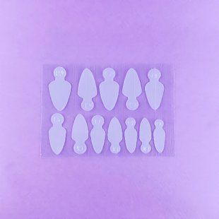 DNKa' Professional nail molds, 36pcs #0002