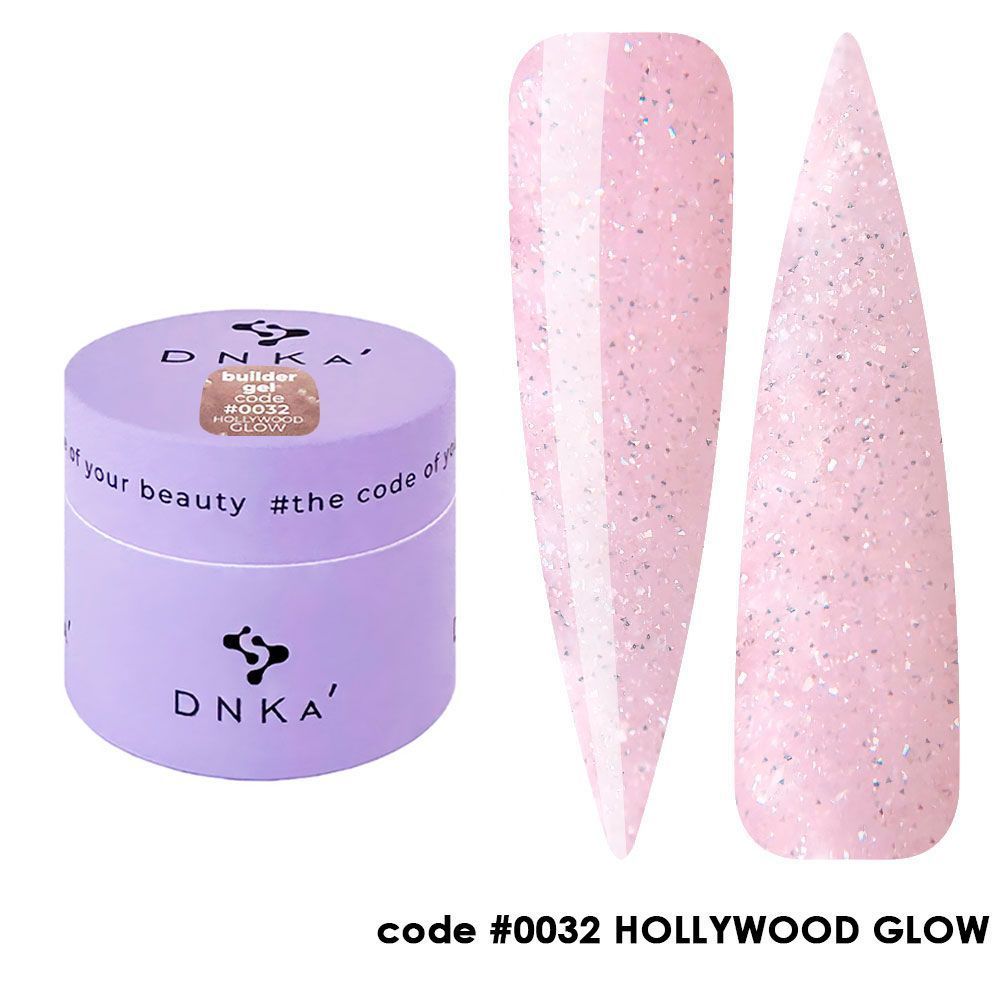 BUILDER GEL NEW FORMULA "DNKa", 30 ml #0032 HOLLYWOOD GLOW — Професійний догляд для чоловіків, 30 ml