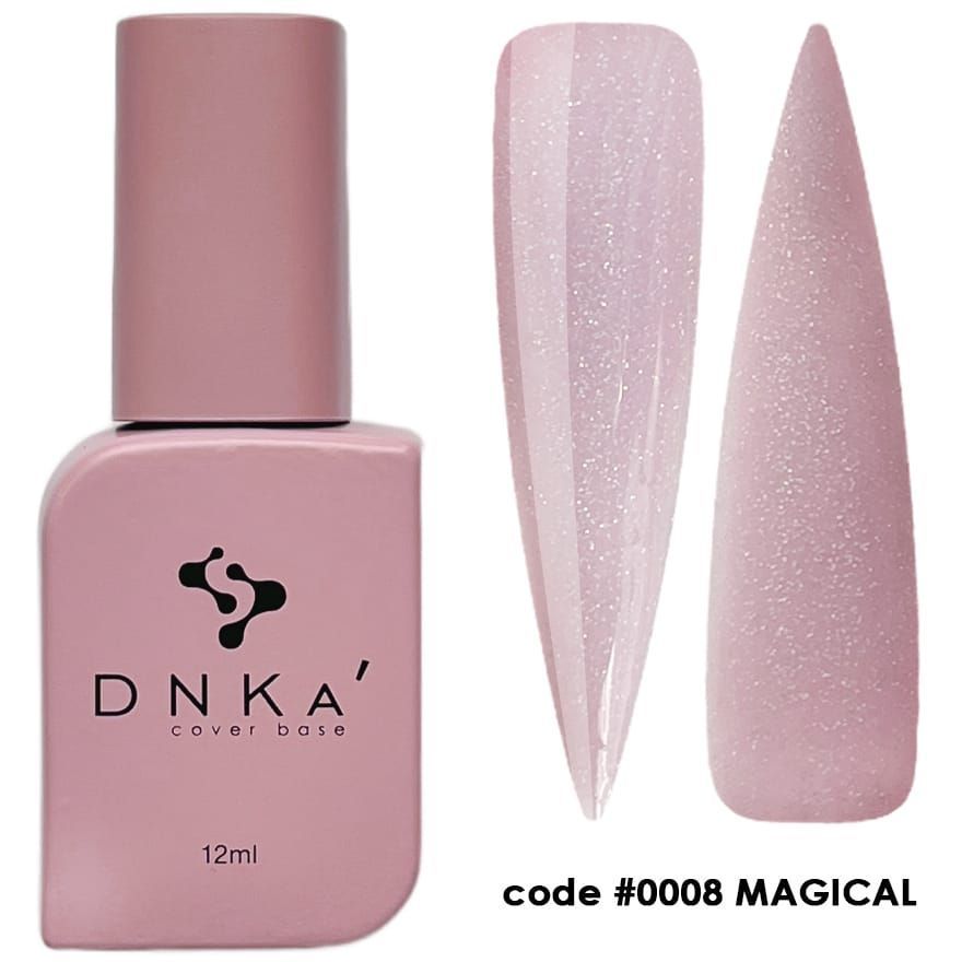 RUBBER BASE FRENCH NEW FORMULA "DNKa" (cover), 12 ml #0008 Magical — Професійний догляд для чоловіків, 12 ml