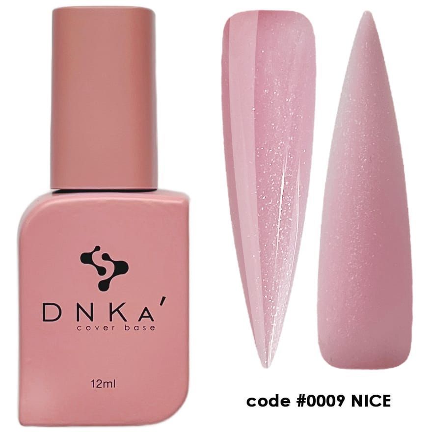 RUBBER BASE FRENCH NEW FORMULA "DNKa" (cover), 12 ml #0009 Nice — Професійний догляд для чоловіків, 12 ml