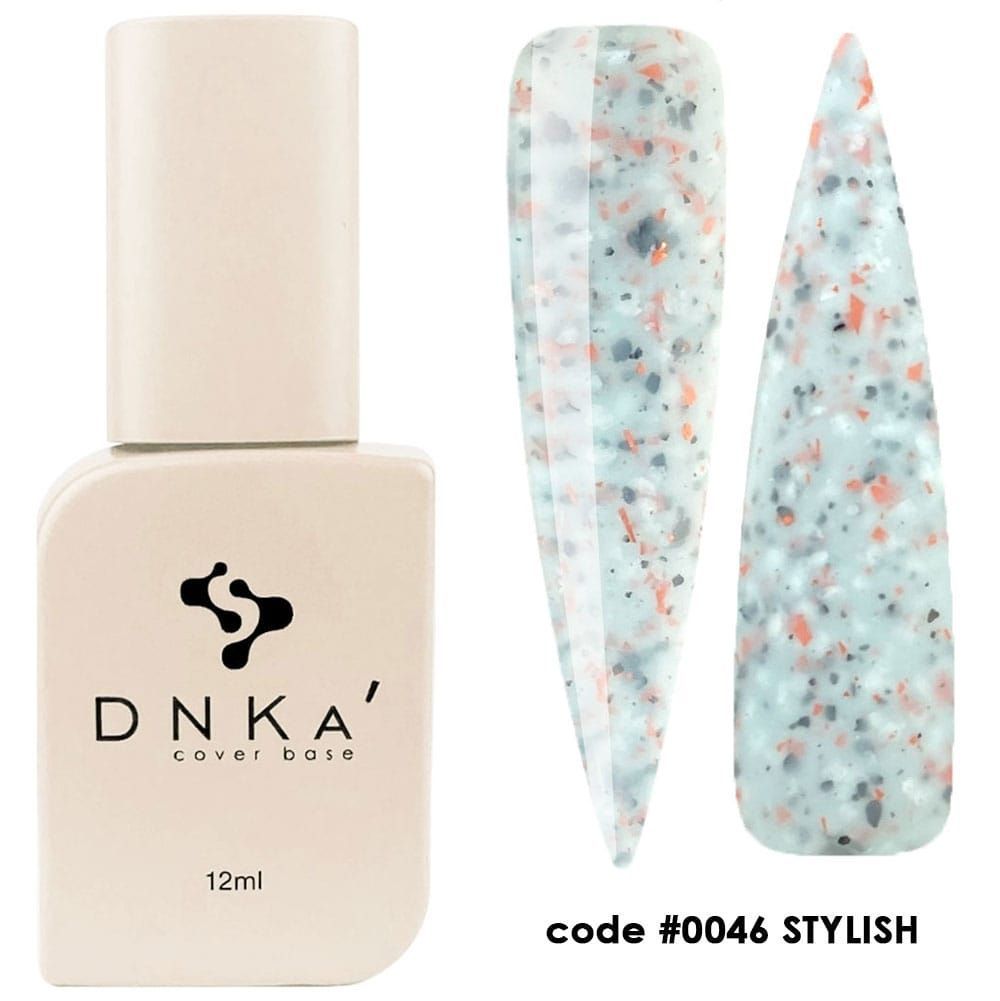 RUBBER BASE FRENCH NEW FORMULA "DNKa" (cover), 12 ml #0046 Stylish — Професійний догляд для чоловіків, 12 ml