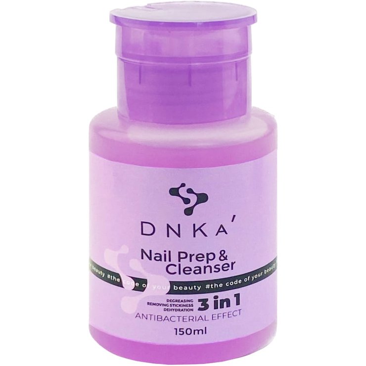 DNKa’ Nail Prep & Cleanser 3 in 1, 150 ml.