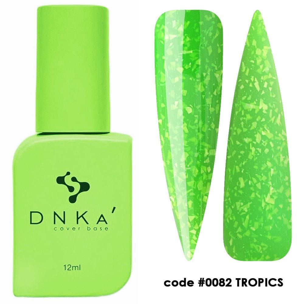 RUBBER BASE FRENCH NEW FORMULA "DNKa" (cover), 12 ml #0082 Tropics — Професійний догляд для чоловіків, 12 ml