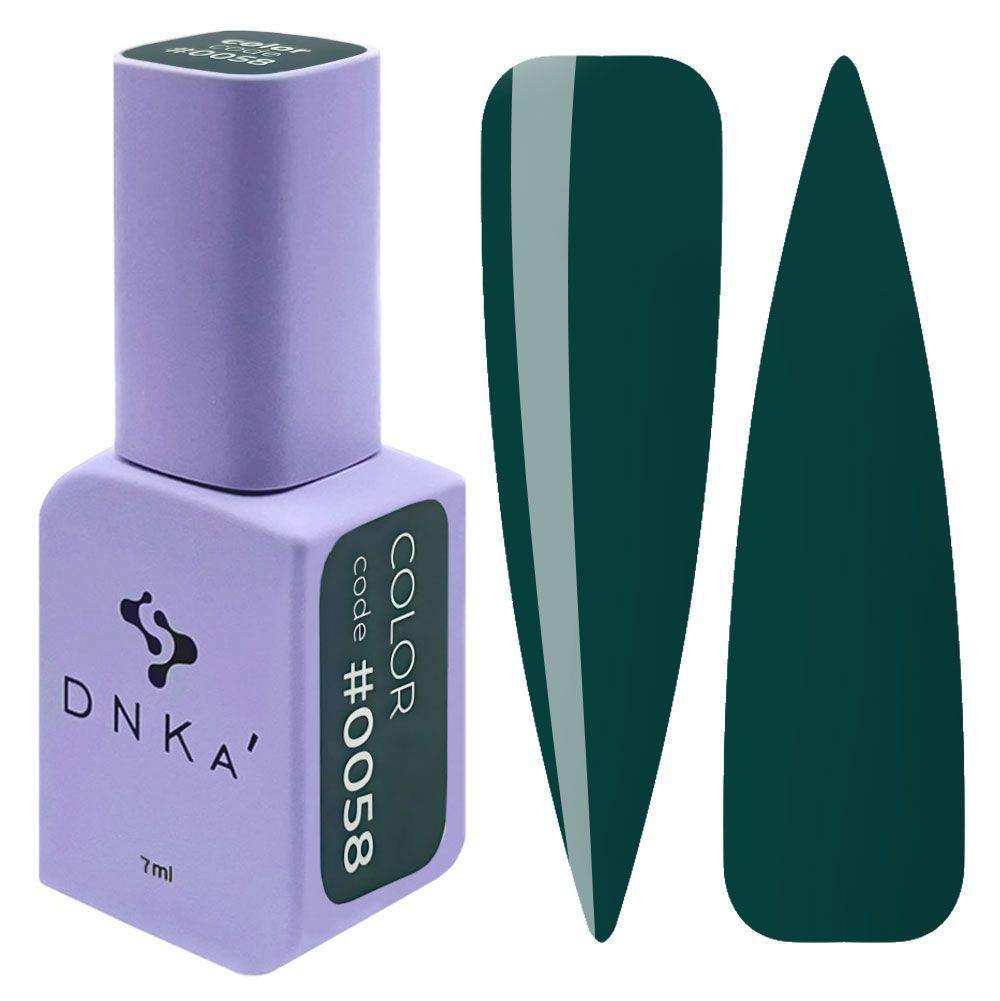 COLOR GEL POLISH NEW FORMULA "DNKa", 12 ml #0058
