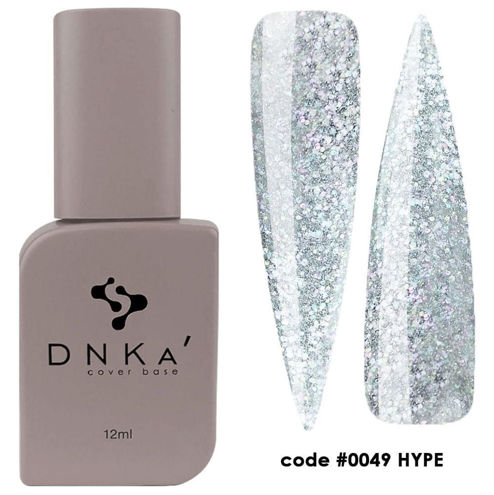 RUBBER BASE FRENCH NEW FORMULA "DNKa" (cover), 12 ml #0049 Hype — Професійний догляд для чоловіків, 12 ml