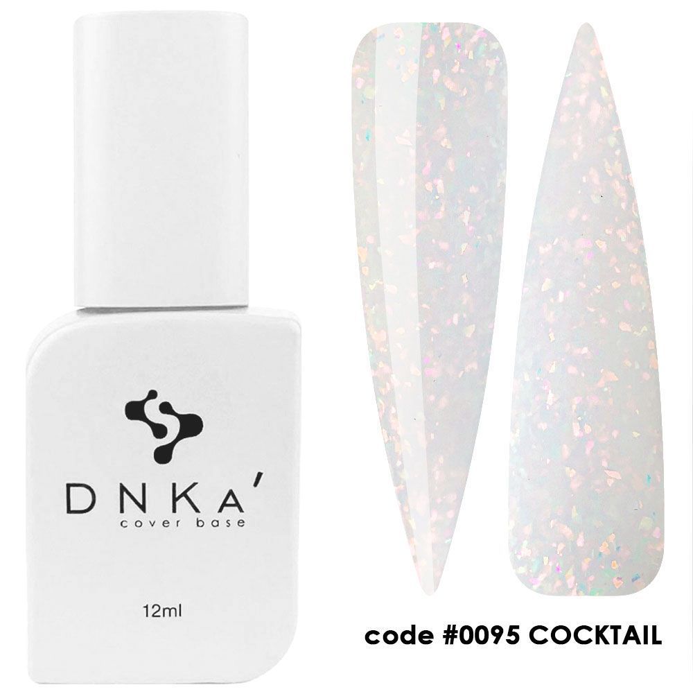 RUBBER BASE FRENCH NEW FORMULA "DNKa" (cover), 12 ml #0095 Cocktail — Професійний догляд для чоловіків, 12 ml