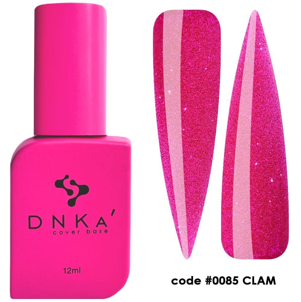 RUBBER BASE FRENCH NEW FORMULA "DNKa" (cover), 12 ml #0085 Glam — Професійний догляд для чоловіків, 12 ml