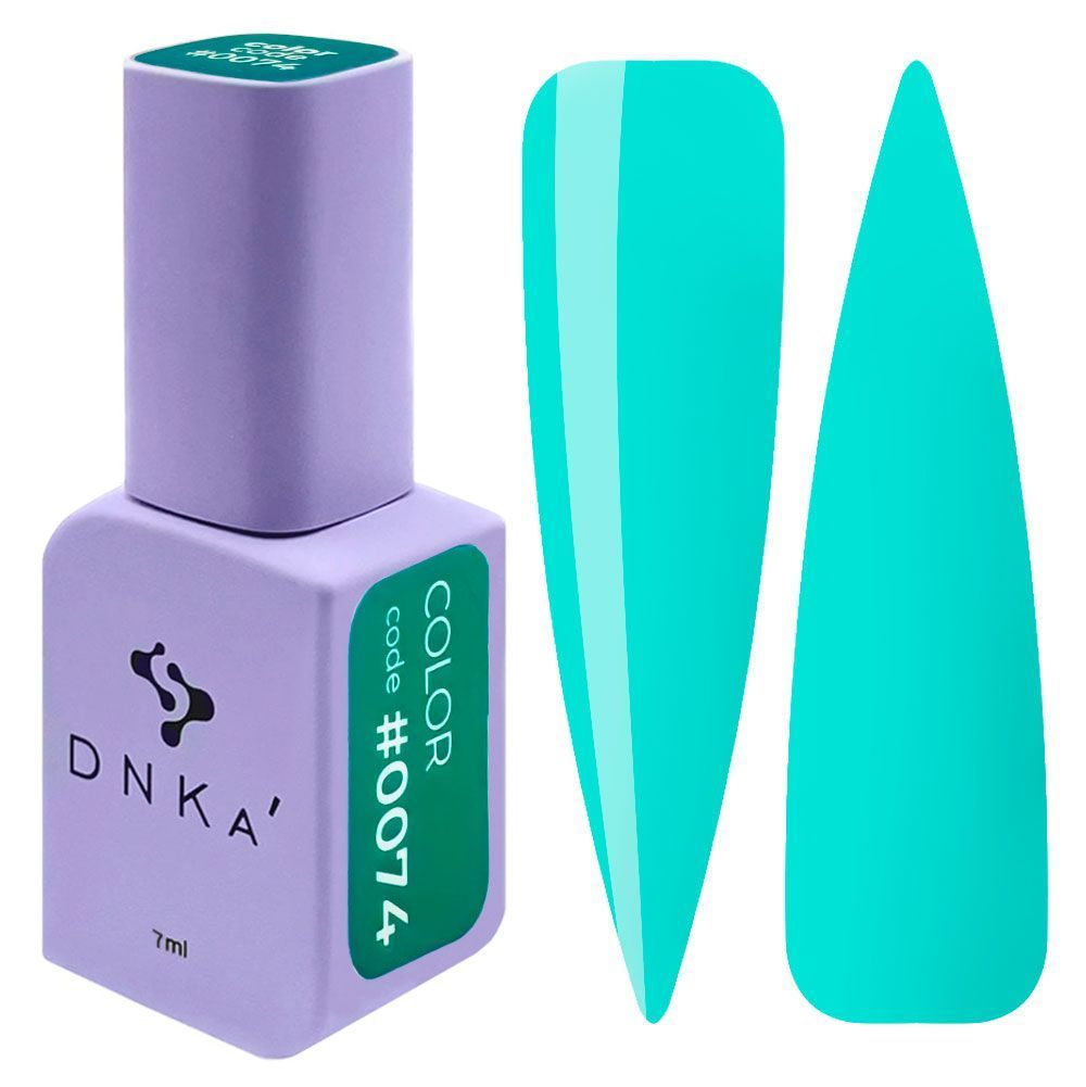 COLOR GEL POLISH NEW FORMULA "DNKa", 12 ml #0074