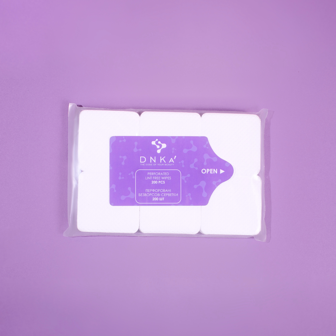 PERFORATED LINT FREE WIPES "DNKa", 200 PCS — Витратні матеріали, 200 PCS