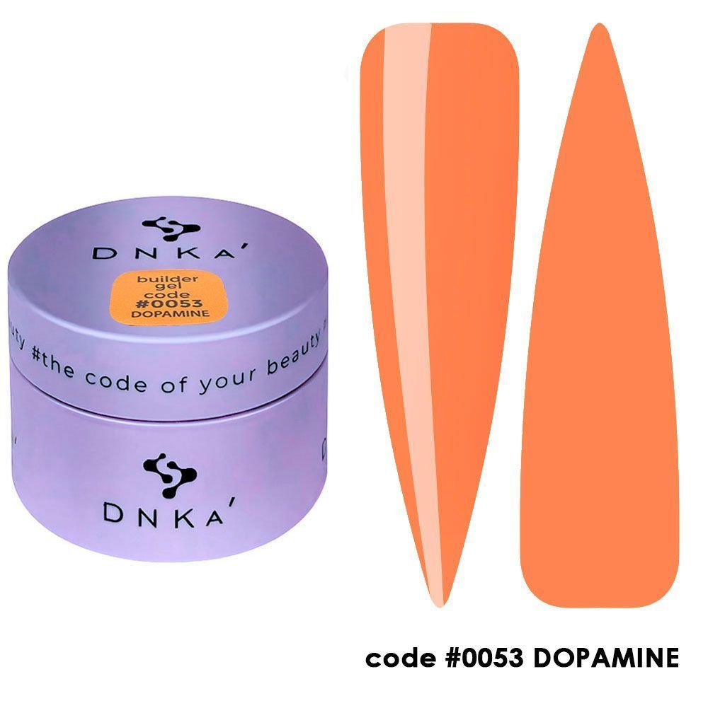 BUILDER GEL NEW FORMULA "DNKa", 15 ml #0053 Dopamine — Професійний догляд для чоловіків, 15 ml