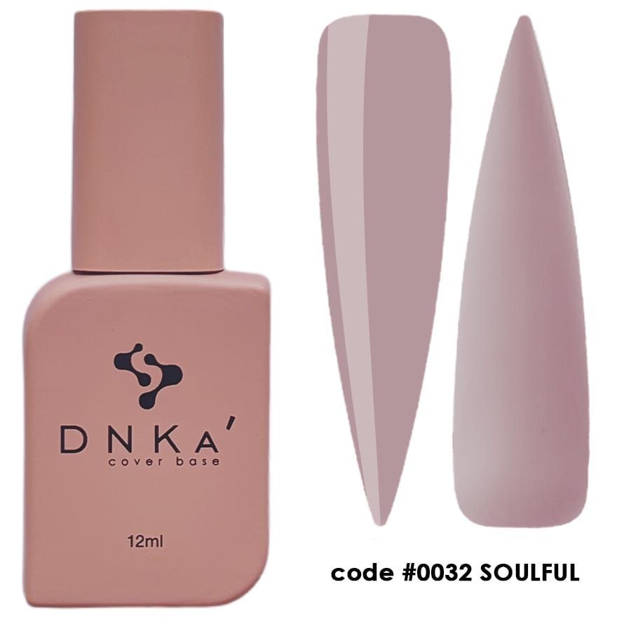 RUBBER BASE FRENCH NEW FORMULA "DNKa" (cover), 12 ml #0032 Soulful — Професійний догляд для чоловіків, 12 ml