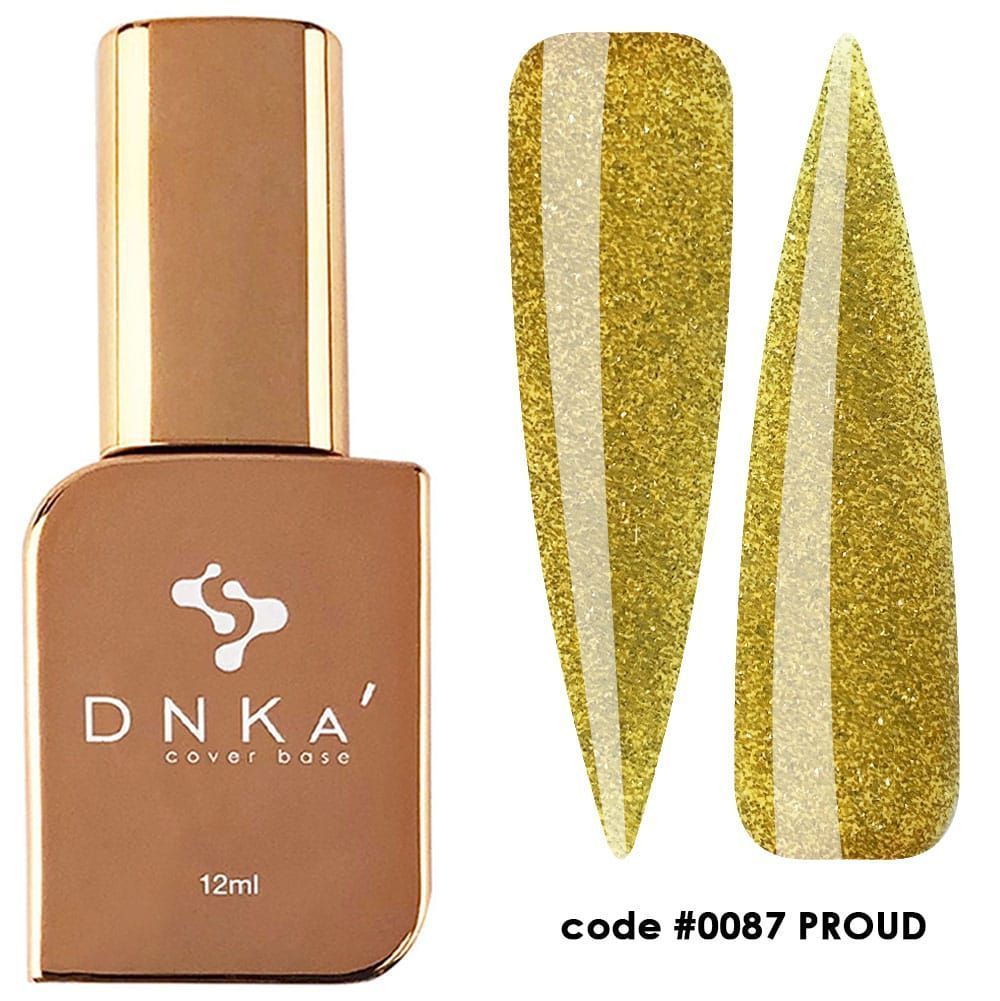 RUBBER BASE FRENCH NEW FORMULA "DNKa" (cover), 12 ml #0087 Proud — Професійний догляд для чоловіків, 12 ml