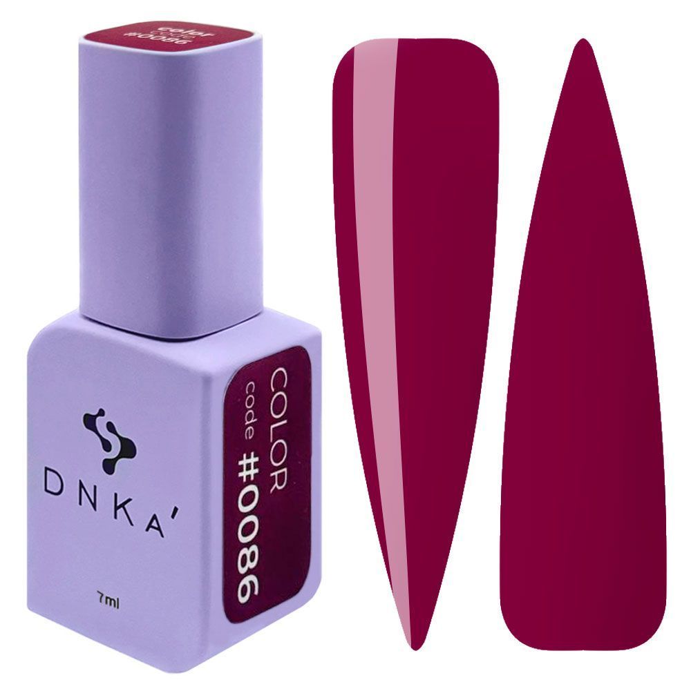 COLOR GEL POLISH NEW FORMULA "DNKa", 12 ml #0086