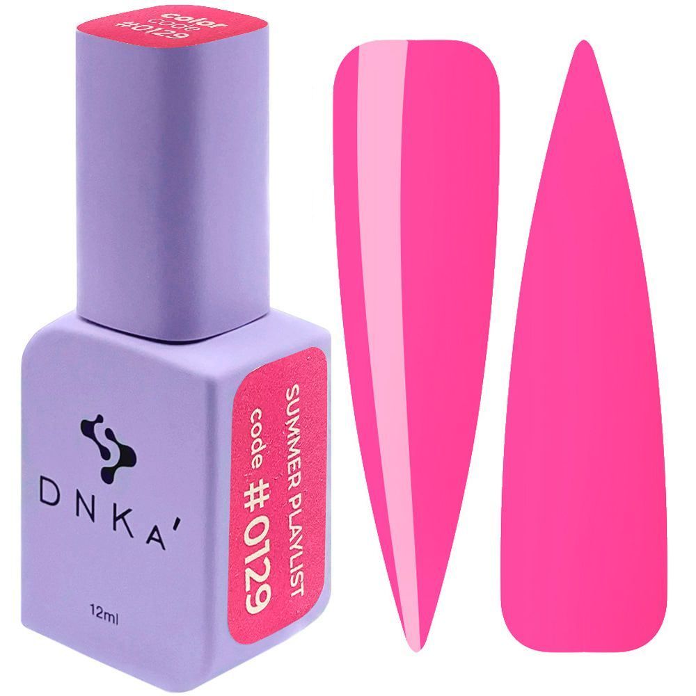COLOR GEL POLISH NEW FORMULA "DNKa", 7 ml #0129
