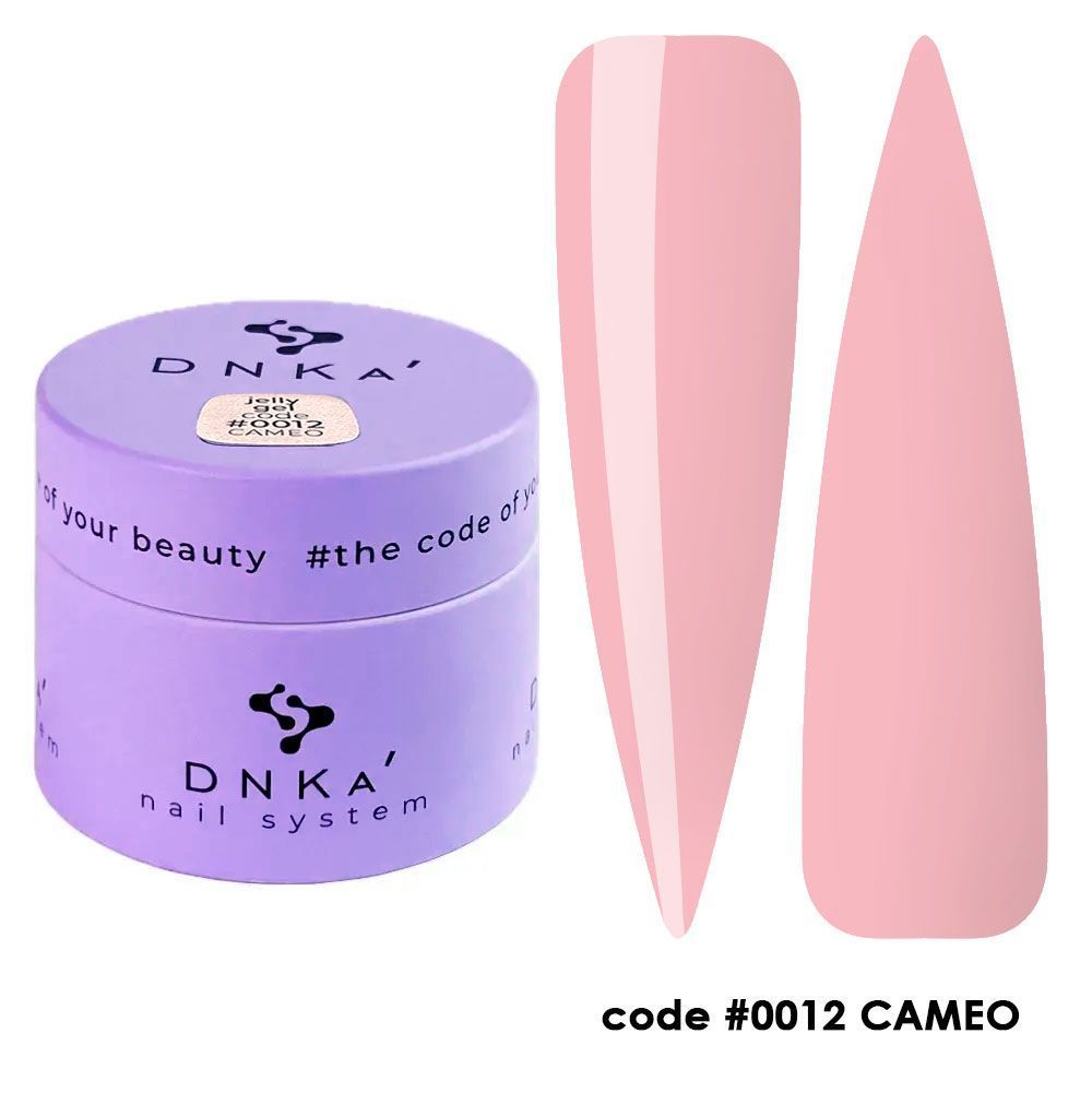 JELLY GEL "DNKa", 15 ml #0012 Cameo — Професійний догляд для чоловіків, 15 ml