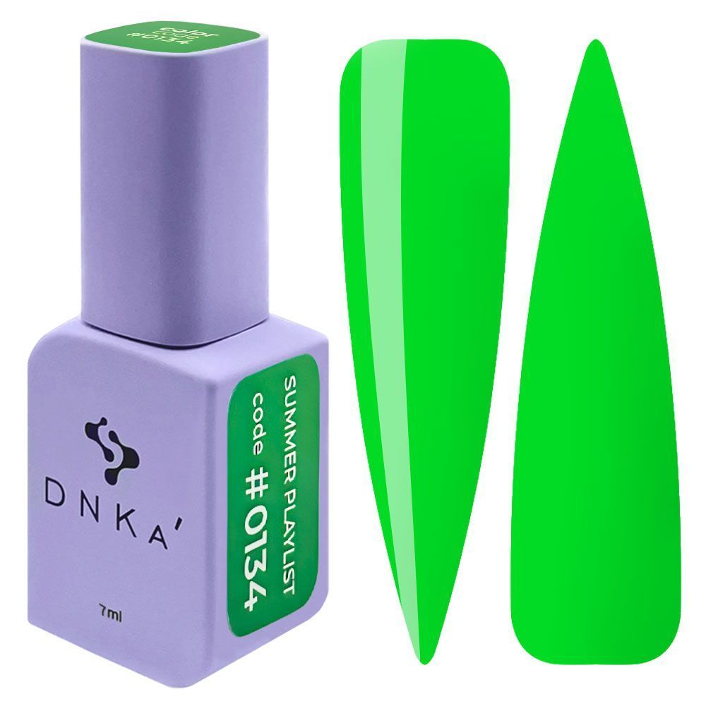 COLOR GEL POLISH NEW FORMULA "DNKa", 12 ml #0134