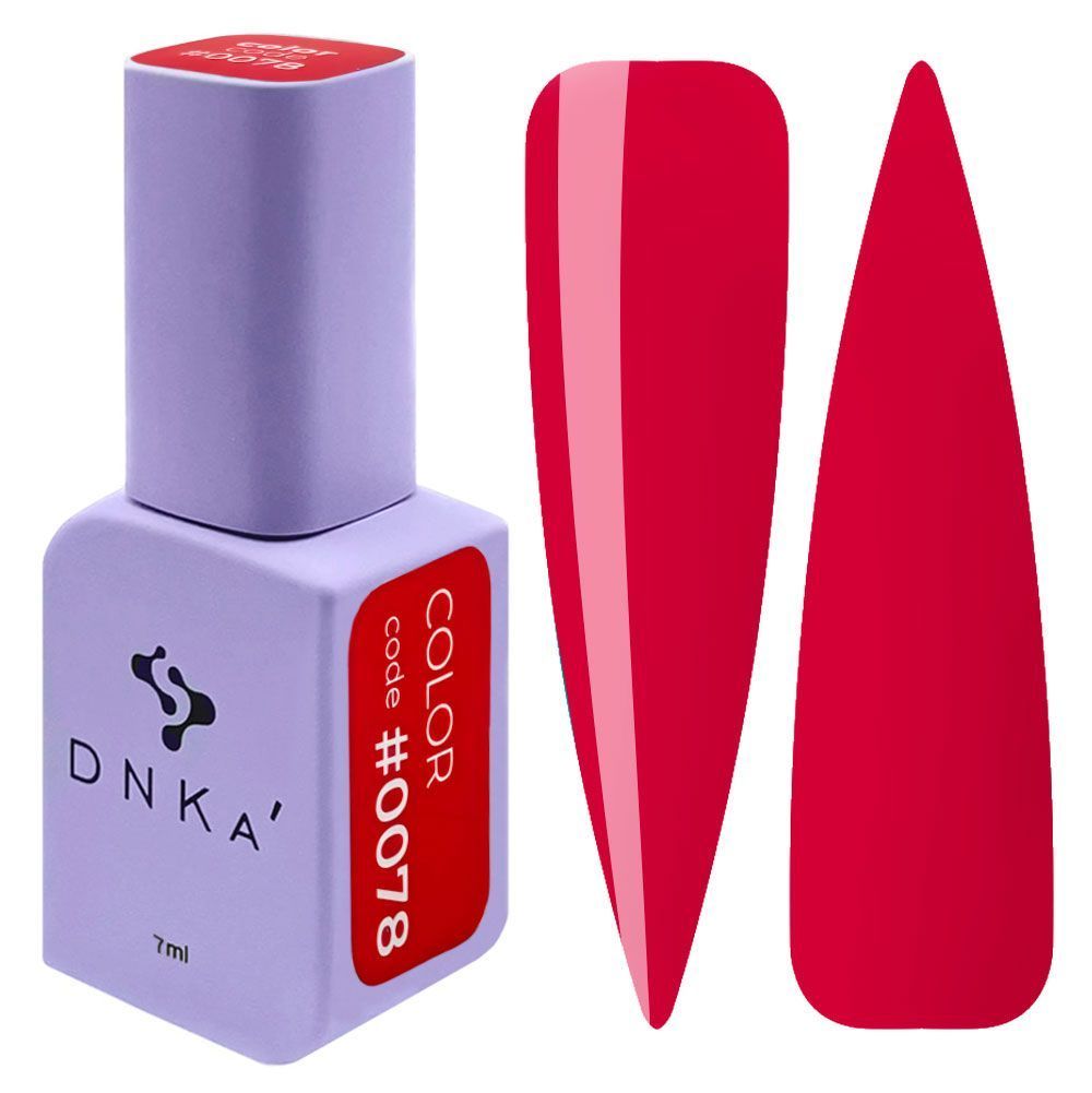 COLOR GEL POLISH NEW FORMULA "DNKa", 12 ml #0078