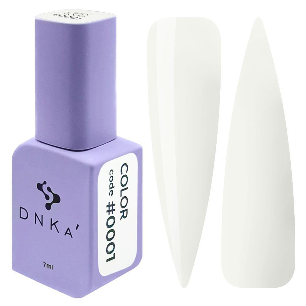 COLOR GEL POLISH NEW FORMULA "DNKa", 12 ml #0001