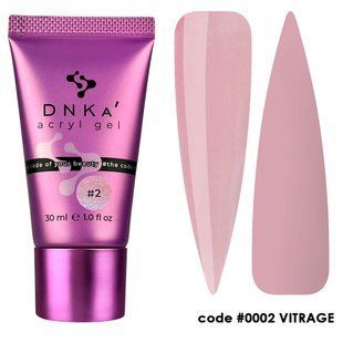 DNKa' Аcryl Gel #0002 Vitrage (tube), 30 ml