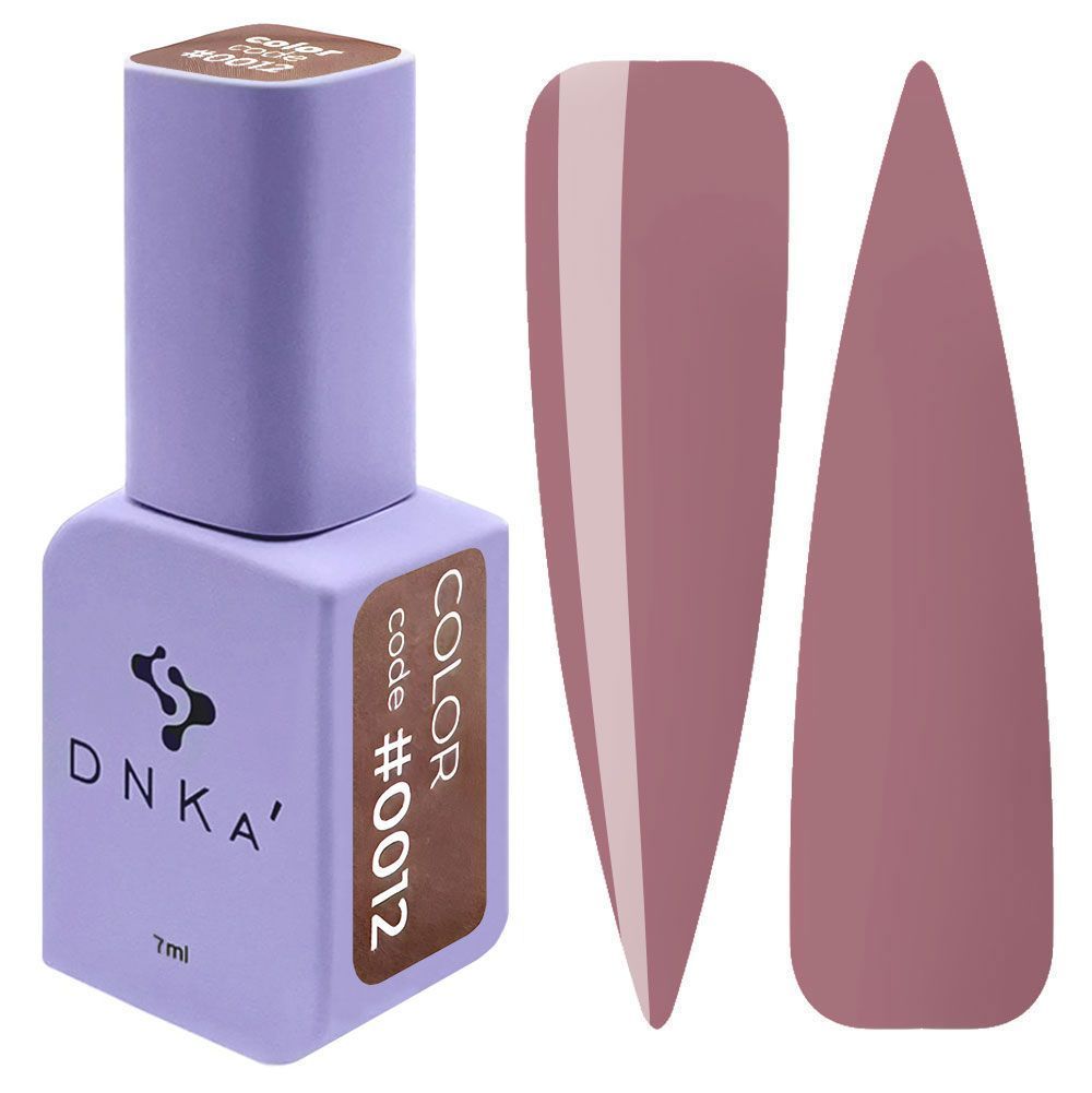 COLOR GEL POLISH NEW FORMULA "DNKa", 12 ml #0012